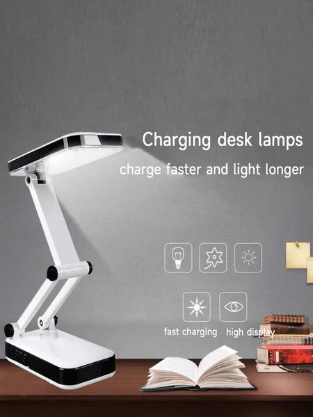 DP Led Light Rechargeable and Fashionable Folding Design SMD LED Desk Lamp Led Dual Purpose - Pink