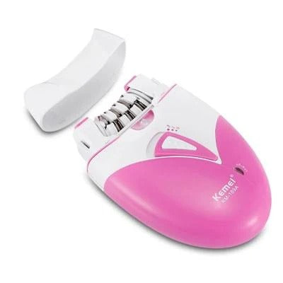 Kemei KM-189A Rechargeable Epilator – Women’s Hair Removal Device with USB Charging, Gentle Shaver & Defeathering Tool for Smooth Skin